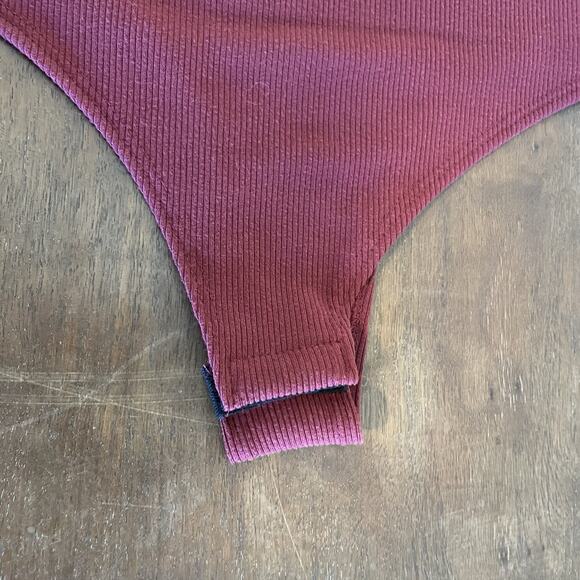 NWT Live In The Moment Ribbed Bodysuit Size Large Y2K Streetwear Grunge Punk 90s - Picture 6 of 11